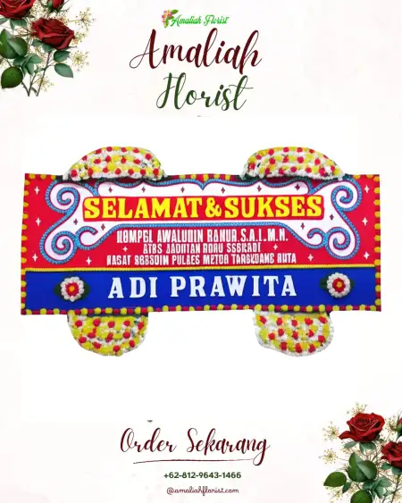 Papan Bunga Ucapan Selamat Titik